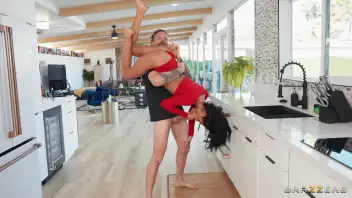 Ryan Reid gets back at his jealous boyfriend by getting caught all over the house